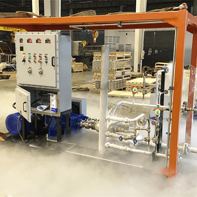 LNG Tank Trailer Refuelling Skid Pump