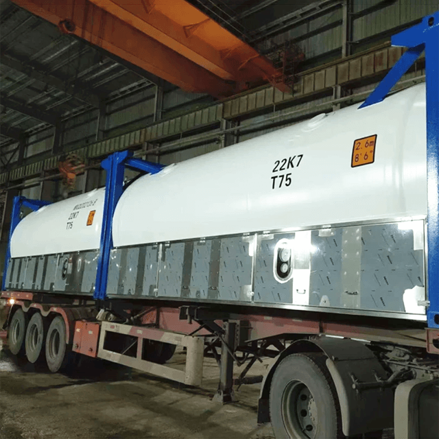 Liquid O2 N2 Ar LNG LCO2 ISO Containers